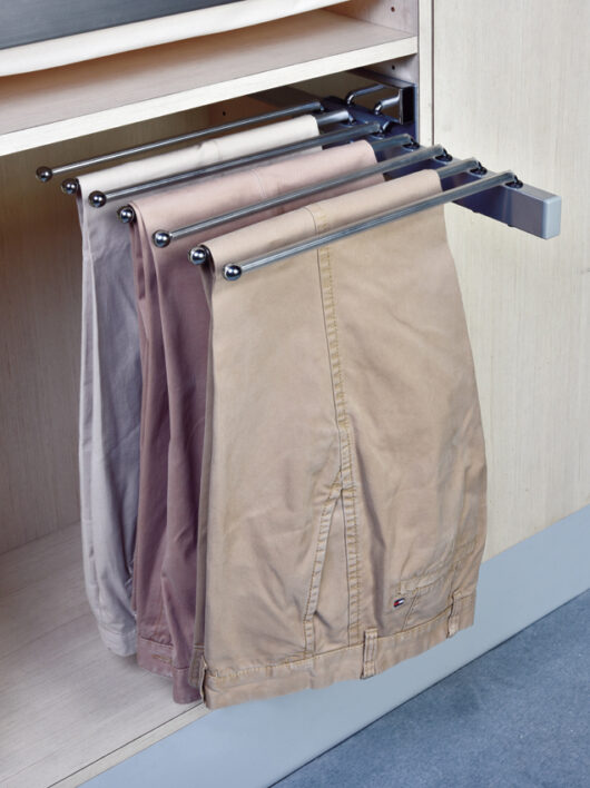 slide-out pants rack